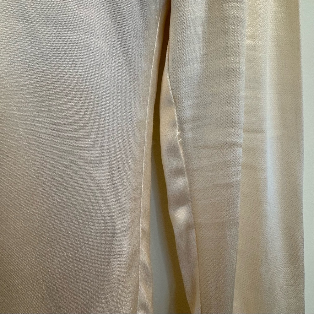 Shona Joy La Lune Frill Cuff Bias Midi Dress in Cream size 4 - Picture 5 of 10